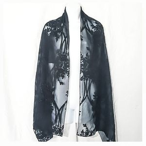 Evening/Formal wrap/scarf sheer embellished